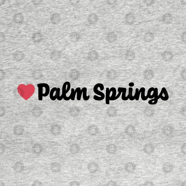 Palm Springs Heart Script by modeoftravel